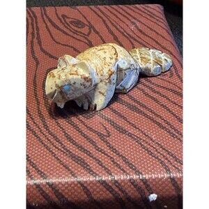 Beaver Zuni Hand Carved Fetish 2” by Joanne Cheama